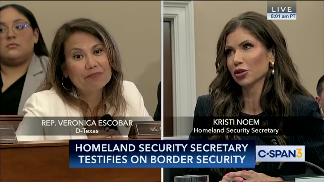 Dem Rep Talks Over Kristi Noem As She Attempts To Refute Claim That Trump Admin Deported US Children